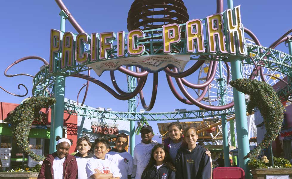 Pal group visit to Pacific Park Santa Monica Pier