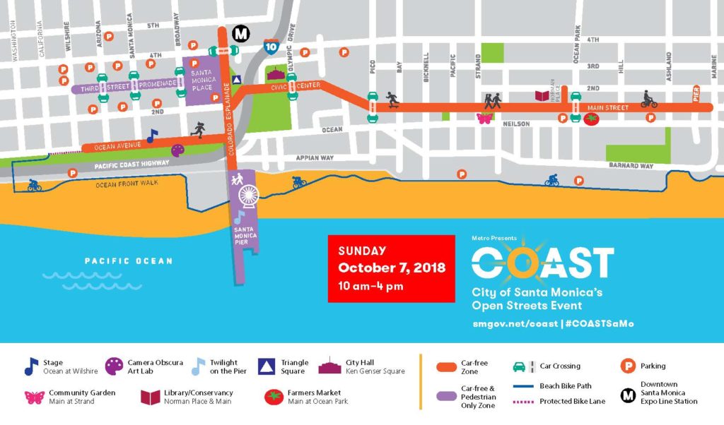 COAST Route Map 2018