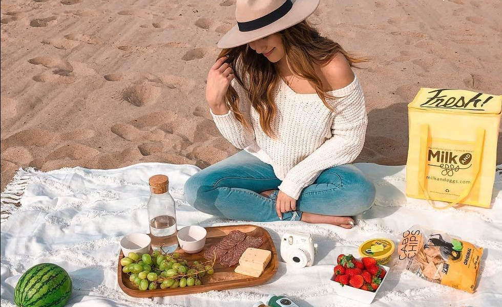 Perfect beach picnic