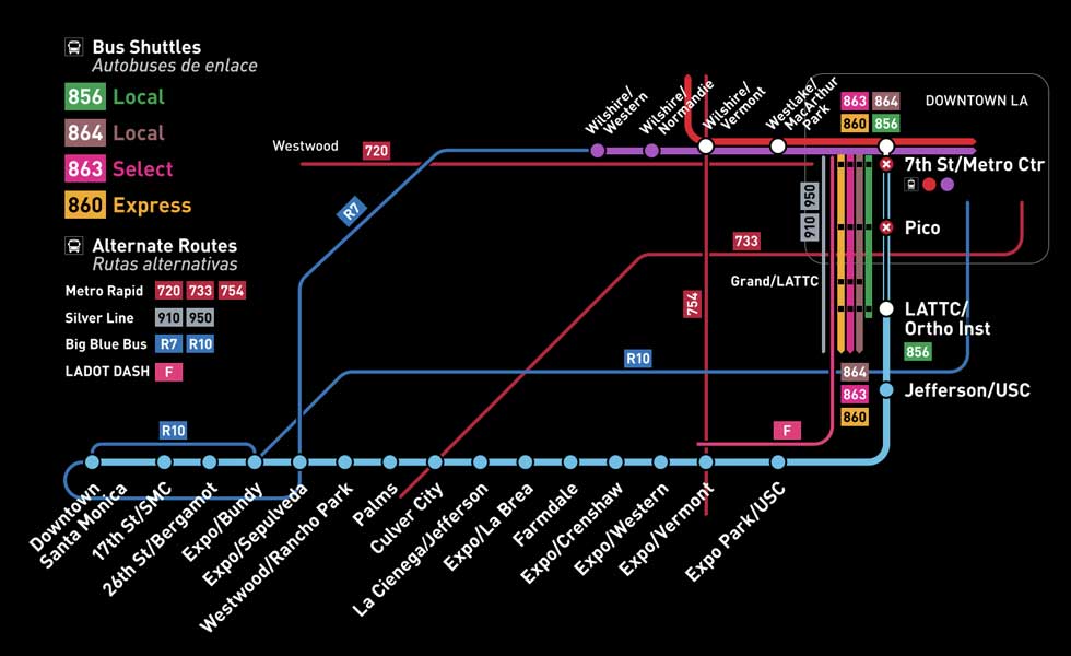 Metro Expo Line Map