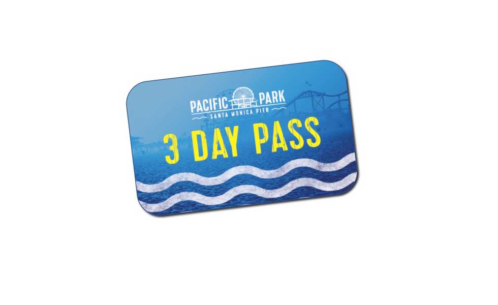 Pacific Park on the Santa Monica Pier three day pass