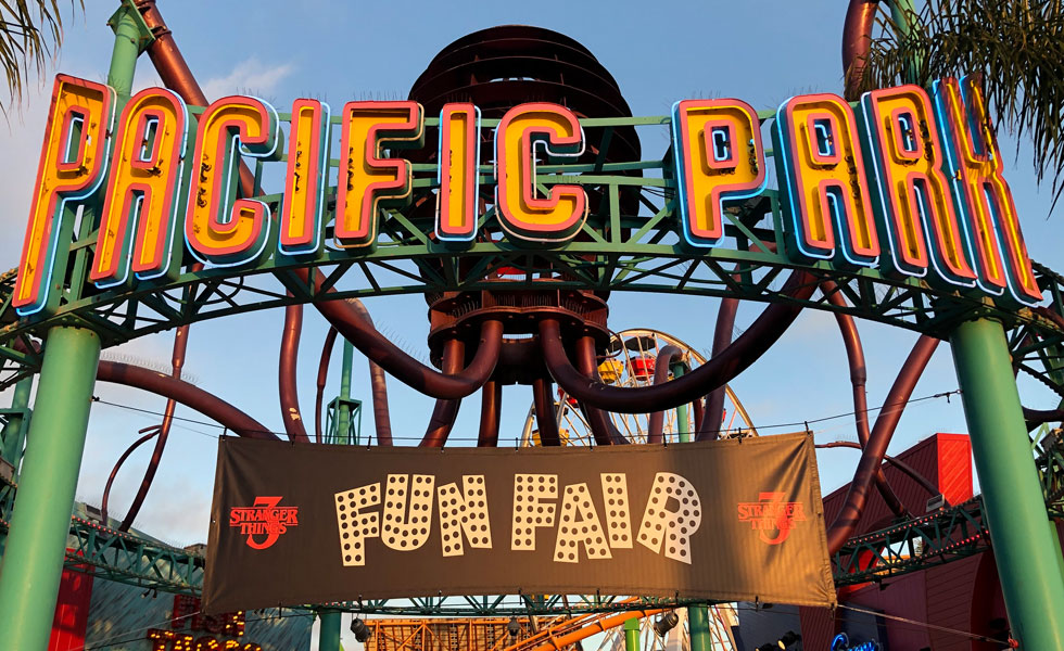 Stranger Things Fun Fair at Pacific Park Santa Monica Pier