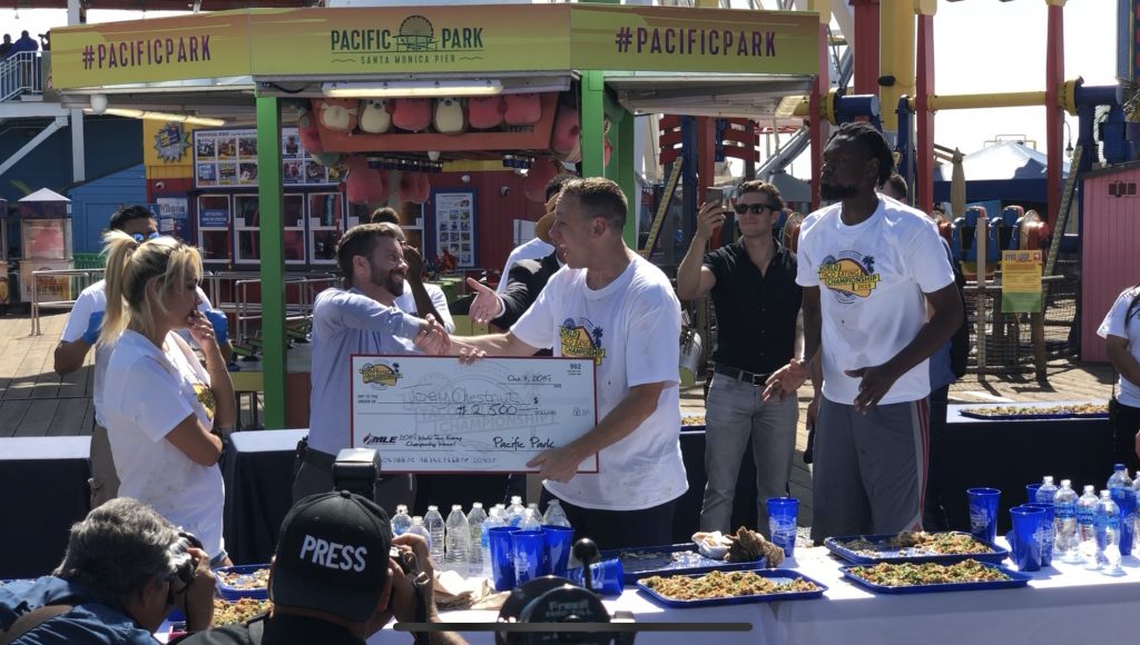 2019 Pacific Park Taco Championship Winner Chestnut