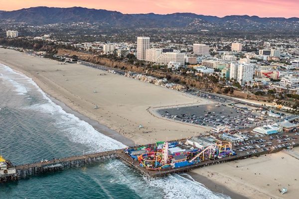 Santa Monica coastline