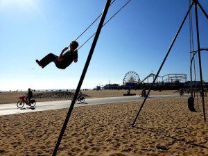 North view of the Santa Monica Pier