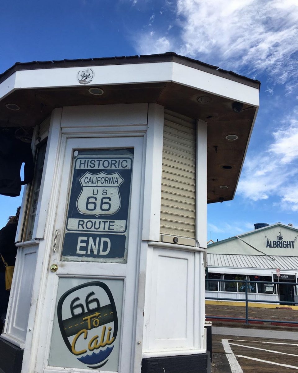 66 to Cali kiosk on the Santa Monica Pier