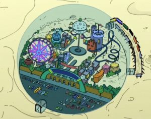 Luna Park from Futurama