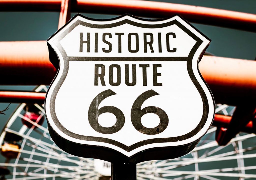 Route 66 sign