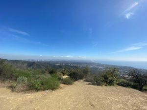 Temescal Canyon overlooking the Santa Monica Coastline