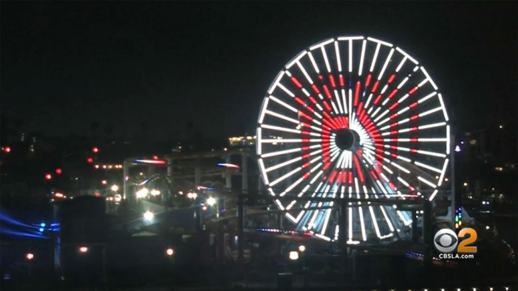 Wedding Proposal on the Santa Monica Pier Ferris Wheel