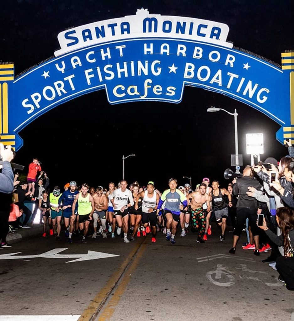 The Speed Project starts at the santa monica Pier 2019 - photo by @hannamrider