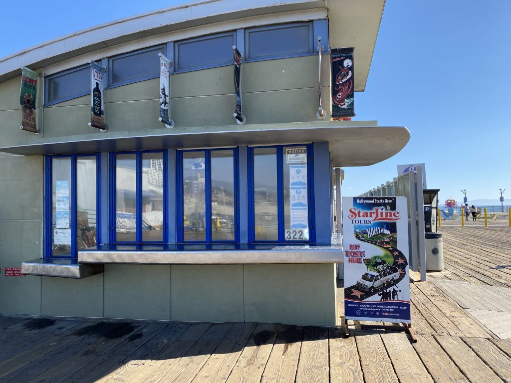 Starline Tours location on the Santa Monica Pier