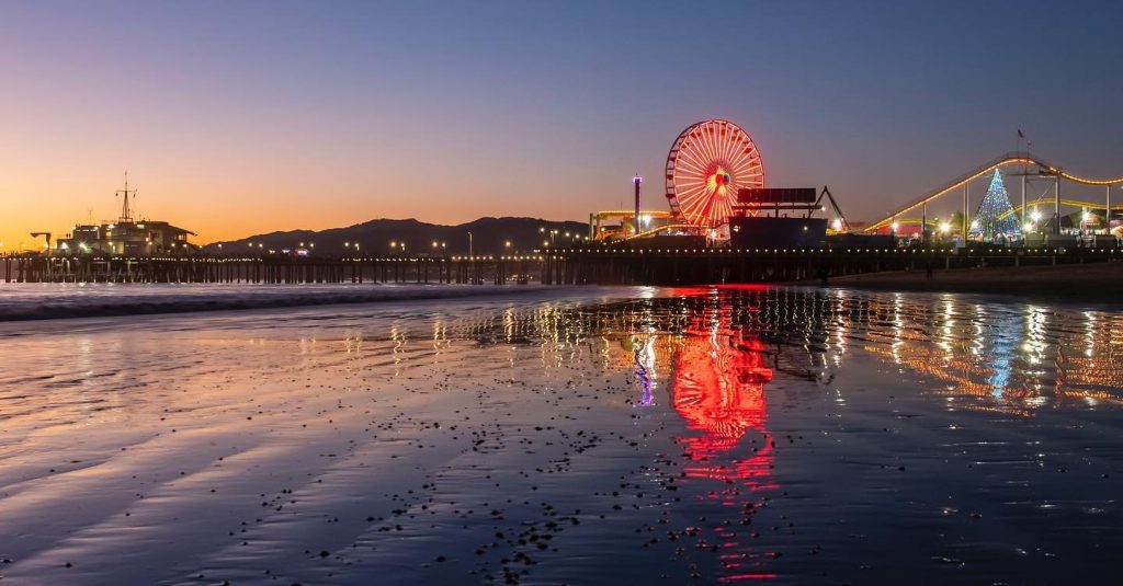 The Pacific Wheel at Sunset | Photo by @michael.lynch.photos