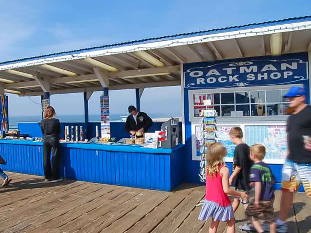 Oatman Rock Shop on the Santa Monica Pier