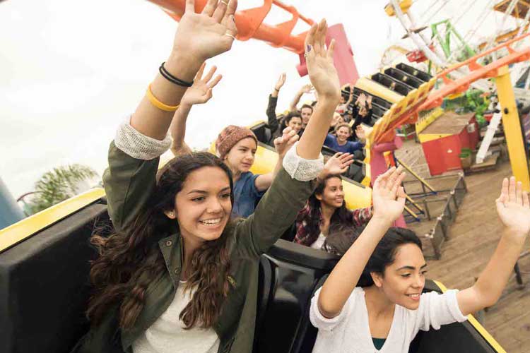 Santa Monica Pier Roller Coaster