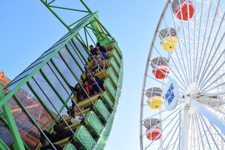 Sea Dragon ride on the Santa Monica Pier