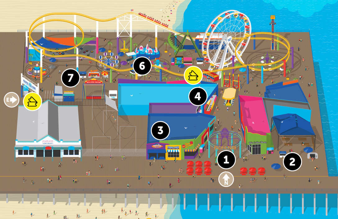 pacific park map