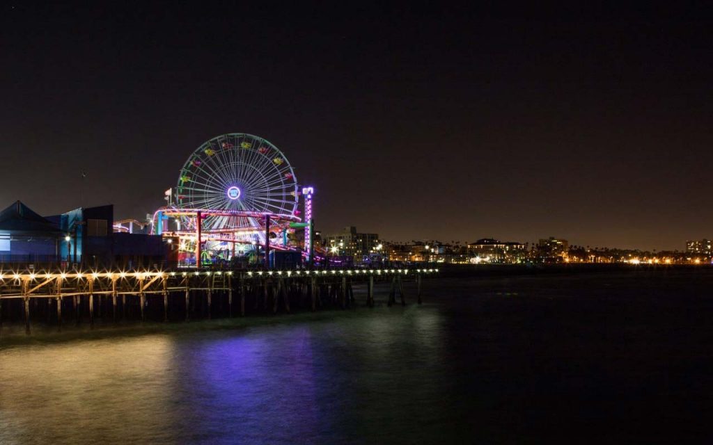 The Pacific Wheel lights turned off for Earth Hour