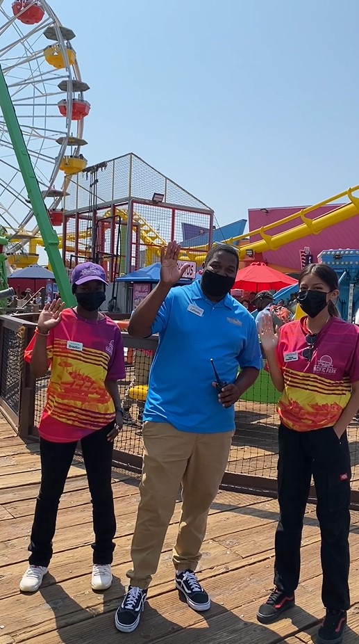 Santa Monica Pier Employees at Work