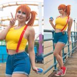 Cosplayer @lenoxknightofficial playing Pokemon at the Santa Monica Pier (from @lenoxknightofficial on Instagram)