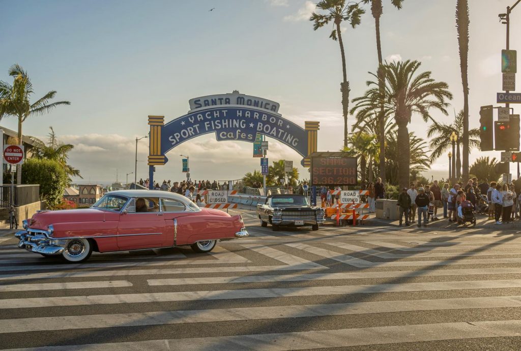 Lowriders At The Santa Monica Pier