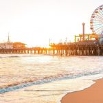 Pacific Park as seen from the beaches south of the Santa Monica Pier